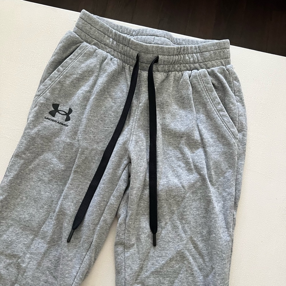 Under Armour sweatpants!